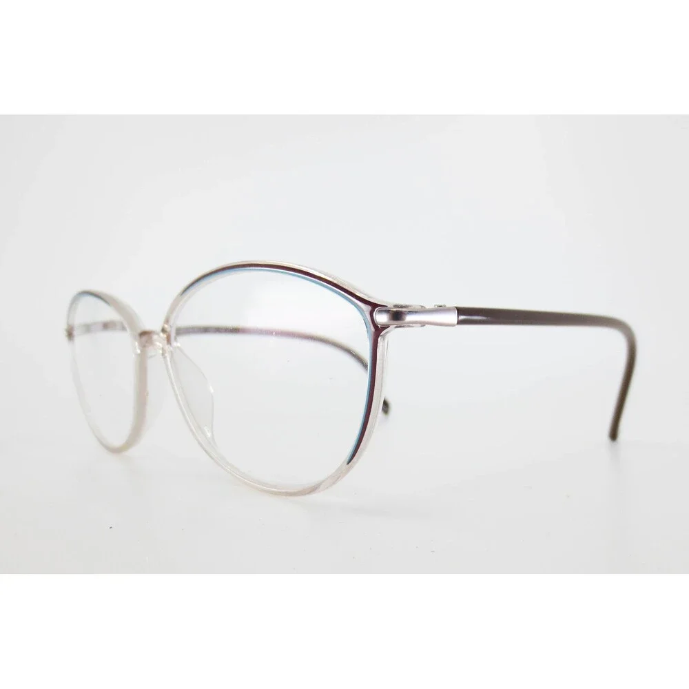 Silhouette Legends Eyeglass Frames Clear Brown Oval Austria 35051